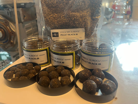 DUMBELL HOOK BAIT "PELLET BLACK IB"